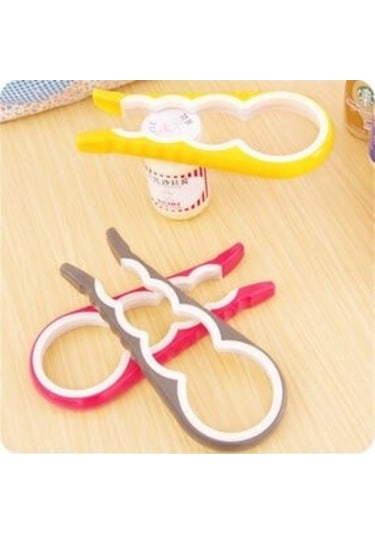 Kavanoz Kapağı Açma Sıkma Aparatı 4 Boy Çok Renkli