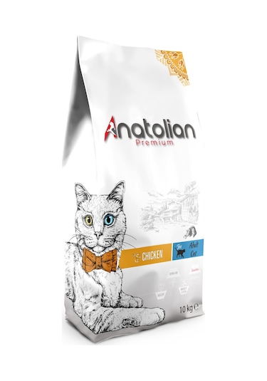 Anatolian Premium Tavuklu Yetişkin Kedi Maması 10 KG