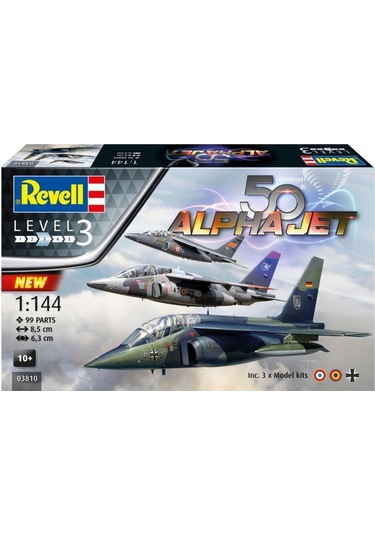 Revell Model Kit 1:144 Alpha Jet 50.yıl 03810