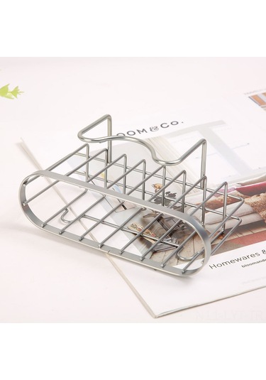 Youtek Stokajli Paslanmaz Çelik Mutfak Sıvıakışlı Depolama Rafı - Lavabo Üstü Gereç Tutucu, Boşluk Tasarımı, Kolay Temizlenir Kahverengi Aksesuarsız Diğer