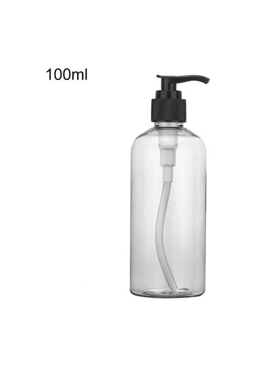 Kahverengi 100ml-100/200/300ml Büyük Kapasiteli Dağıtıcı Şişe Sıvı Losyon Şampuan Sabun Basın Şişeleri El Seyahat Doldurulabilir Taşınabilir Şişe