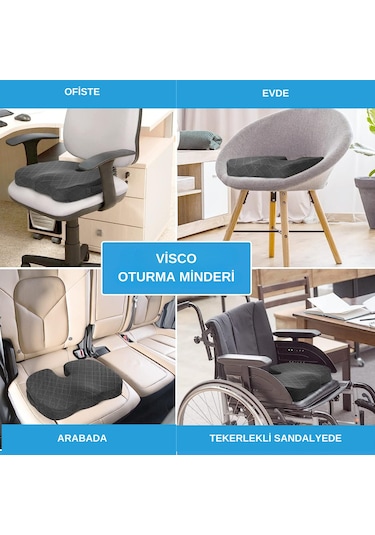 Hasby Visko Cocix Minder Oturma Minderi Visco Ortopedik Minder