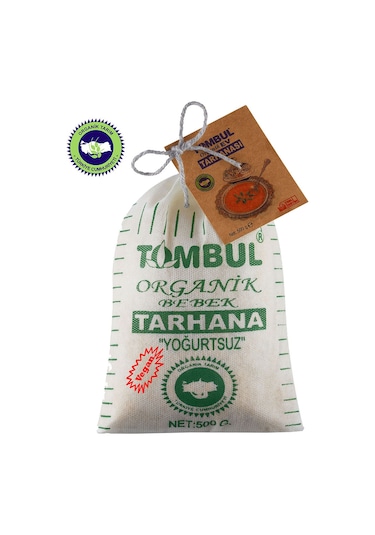 Tombul Organik Vegan Yoğurtsuz Bebek Tarhanası 500 G