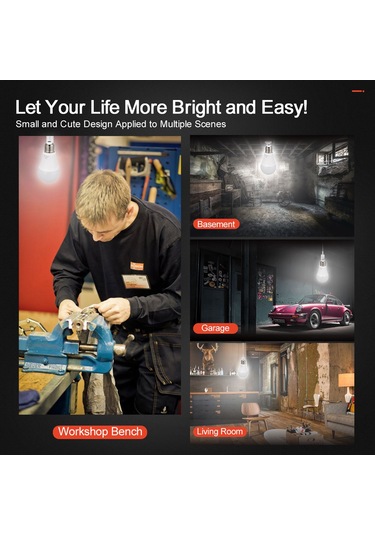 Reedark 12w Led A Ampulü, 6500k Beyaz Işık, 15 Led Işık Kaynağı, E26/e27 Uç, 160-265v, Plastiği Kaplı Alüminyum Gövde, Ev Ve Mağaza Aydınlatması İçin