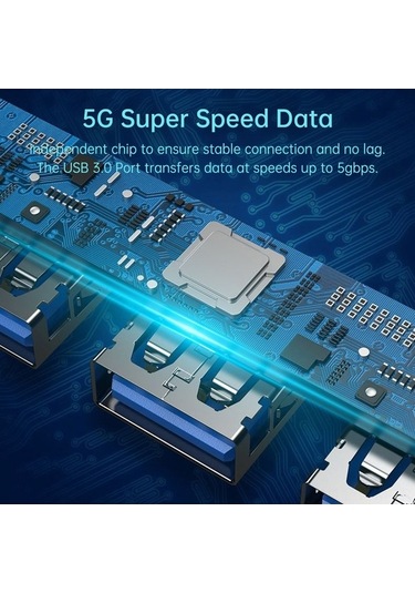 Diğer 4 Portlu Usb 3.0 Type-c Hub - Macbook, Pc Ve Ps4 Uyumlu İnce Tasarım, Güçlü Performans