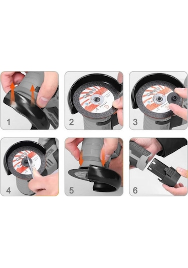 Piranha PAG-4121 Şarjlı Avuç Taşlama