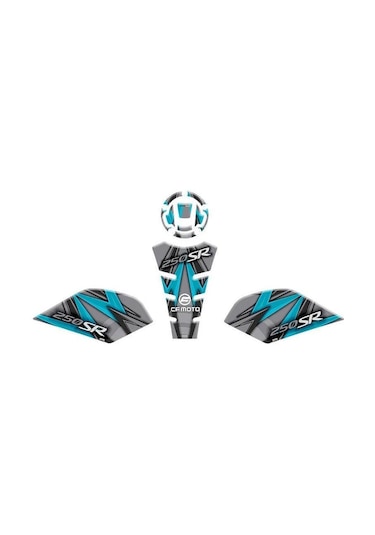 Cf Moto 250 Sr 2020-2023 Uyumlu Tank Pad Set 010