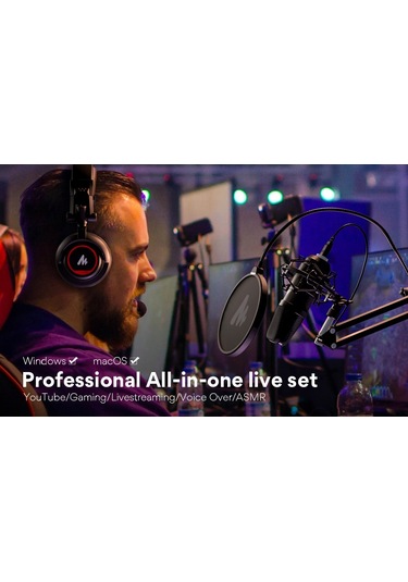 Maono AU-A04H Profesyonel Yayıncı Kayıt Mikrofon Seti