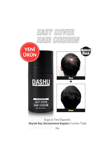 Dashu Daily Easy Cover Hair Cushion Black