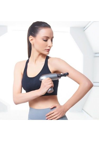 Sones Ps818 Değişken Hızlı Titreşimli Mini Kas Fasyası Rahatlatıcı Masaj Aleti, Özellikler: 12 Vites Kırmızı Çok Renkli