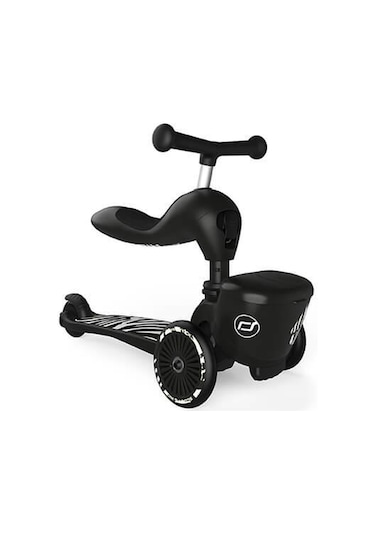 Scoot And Ride Highwaykick 1 Lifestyle Scooter - Zebra 210621-96606 Siyah