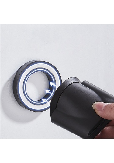 Lebıhmurah Bf1102 Srıwen 2020  Süpersonik Saç Kurutma Makinesi İçin Duvara Monte Tutucu Yapışkanlı Banyo ve Aks. Dğ. 47718721 Siyah