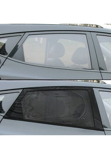 2 Adet Oto Yan Cam Vantuzsuz Perde Araba Arka Cam Güneş Koruyucu