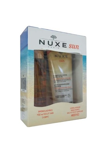 Nuxe Yüz Ve Vücut İçin SPF10+ Bronzlaştırıcı Güneş Yağı 150 ML
