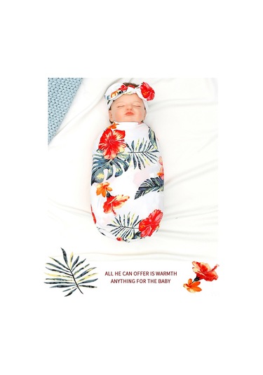 Neevoyu Bebe Bebek Battaniye Seti: Protein Lifli 80x80cm Sıcak Tutucu Battaniye + Şapka + Saç Bantı, Gri Arka Planlı Kelebek Desenli 3'lü Paket Gri