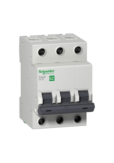 Schneider Electric Easy9 Mcb Ez9F43363 63A Sigorta (3P, 3Ka, C Eğrisi)