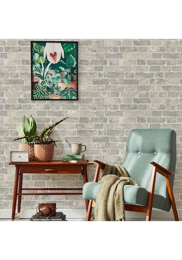 Adawall Roka 23104-2 Doğal Taş Desenli Düz Sade Duvar Kağıdı