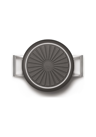 Smeg Cookware 50's Style Siyah Tencere Cam Kapaklı 26 CM 7.7 L