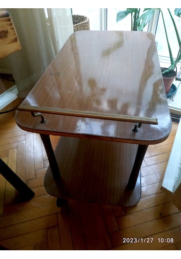 Omeniv Antika Art Deko Servis Arabası Sehpa