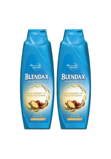 Blendax Argan Yağlı Canlandırıcı ve Besleyici Bakım Şampuanı 2 x 500 ML