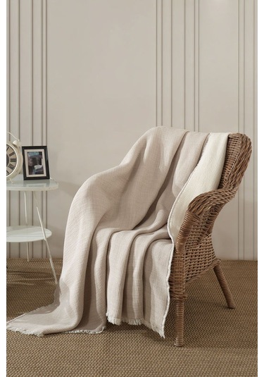 Elart Rubby Müslin Pike Çift Kişilik 210x230 Cm Vizon Vizon