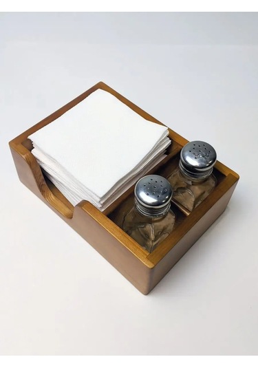 Masterskaa S Wood Döşeme Masası İçin Ahşap Peçetelik 156263188 Kahverengi