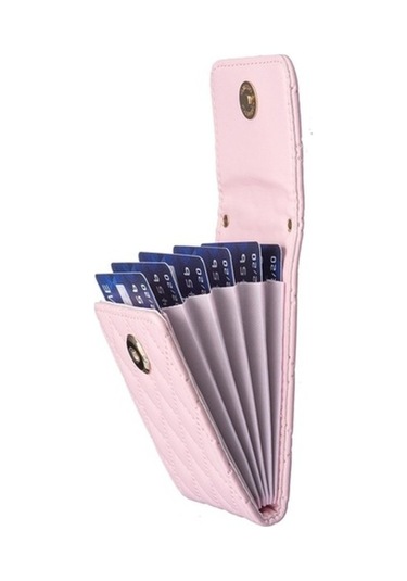 Trendooze Linjinxu Bfk08 Dikey Kart Çantası Pembe Cep Telefonu Stickerı Kullanıcılar İçin Özel Design Diğer