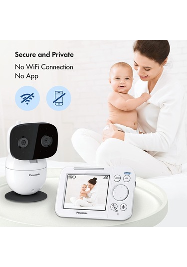 Panasonic Bebek Monitörü Kameralı Ve Sesli - Kx-hn4101w Beyaz
