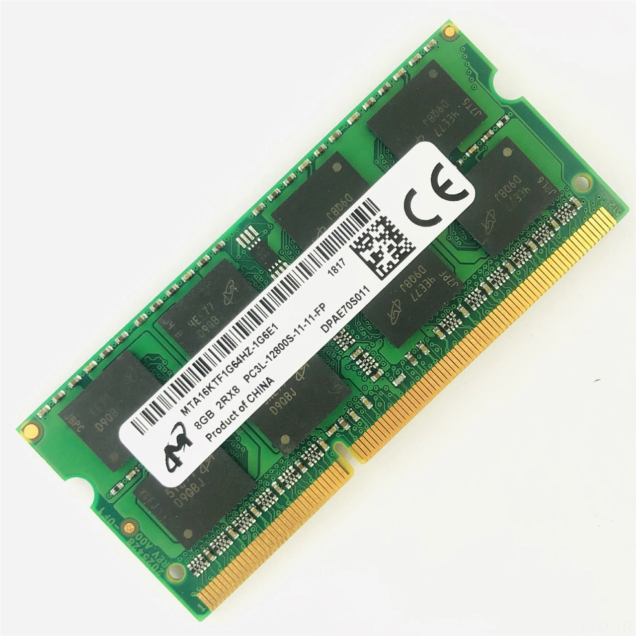 Yuntech01 Laptop Ddr3l 8gb Bellek Modülü - 1600mhz 1.35v So-dımm, Ddr3 Uyumlu, Yeni, 204 Pin, Pc3l-12800s