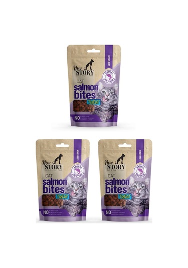 Cat Solmon Bites 3x60gr. Somonlu, Kedi Ödül Maması