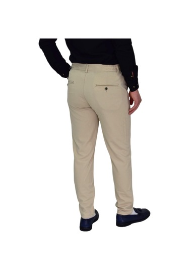 Erkek Beli Lastikli Jogger Pantolon Regular Fit Bgl-st04328 Bej