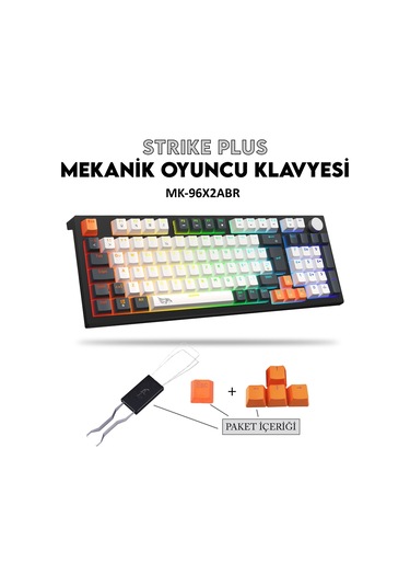 Gameagle Strike Plus Mk-96x2abr Mekanik Işıklı Oyuncu Klavye