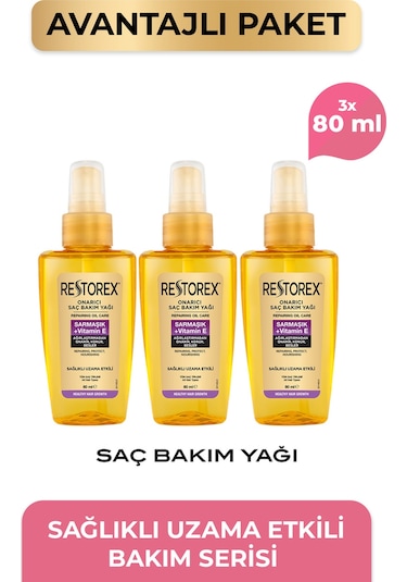 Speed Strong Onarıcı Saç Bakım Yağı 3 X 80 Ml