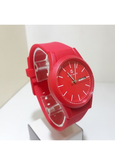 DAVID GUNER DG-8062LD-ZH8 Kırmızı renk unisex kol saati