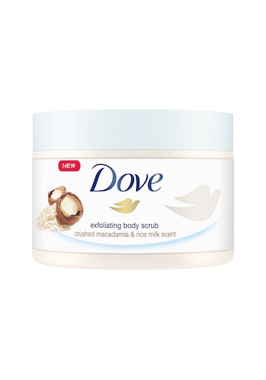 Dove Macademia Fındığı & Pirinç Sütü Vücut Peeling 225 ML