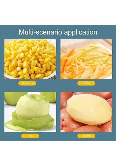 Ulzyvf Cbtx Paslanmaz Çelik Mısır Harman Sebze Soyucu Tıraş Aleti, Model Sj-19 Hafif Saplı Parçalayıcı Gümüş Gümüş