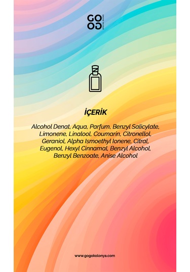 Gogo Remix Kolonya 250ml Cam Şişe