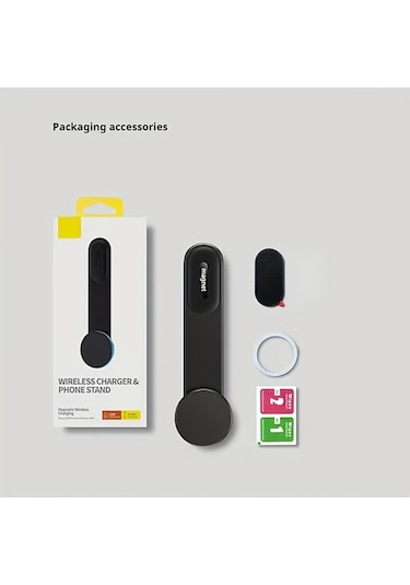 Honeybeeshop Araç Manyetik Telefon Tutucu Süper Güçlü Mıknatıslı Abs Esnek Oval Şekil Tüm Araçlar İçin Su Geçirmez Ayarlanabilir