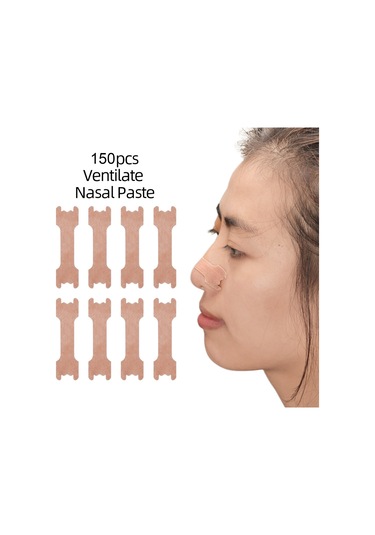 Hangfox 150 Adet Geceleyici Burun Bandı - Solunum Genişletici, Tıkanıklık Giderici, Uyku Kalitesi Artırıcı