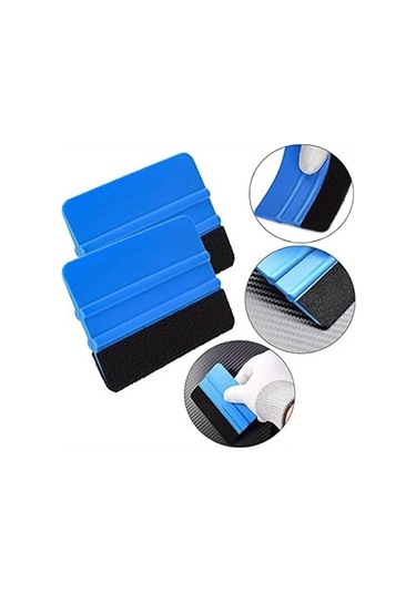 Chuangyinshop 1 Set Araç Kaplama Alet Seti Vinyl Squeegee Scraper Bıçak Window Tinting