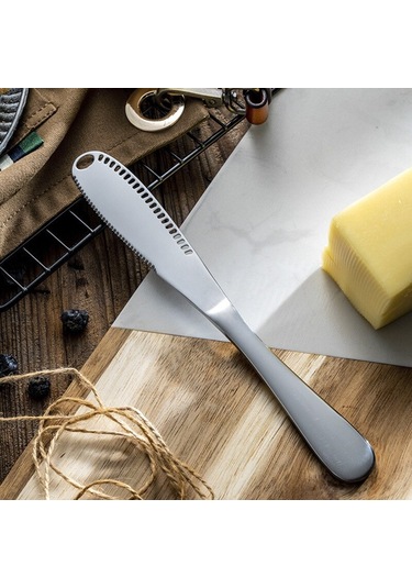 Büro Ev Ofis Mutfağı İçin Paslanmaz Delikli Tereyağı Kaşar Peyniri Çikolata Sürme Bıçağı Diğer