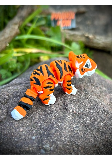 Kaplan Oyuncak 3d Hareketli Organik Vip Model Orta Boy