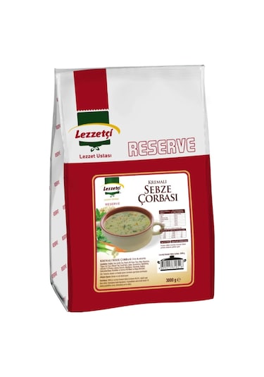 Lezzetçi Kremalı Sebze Çorbası 3 KG