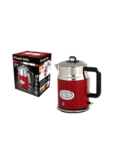 Russell Hobbs 21670-70 Retro Ribbon 1700 ML Paslanmaz Çelik Su Isıtıcı Kettle