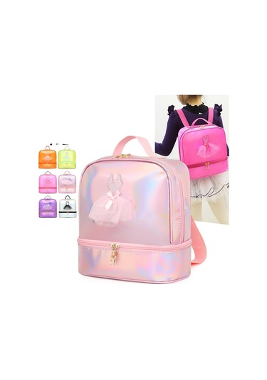 Suntek Bale Dans Sırt Çantası Günlük Spor Jimnastiği Için Pembe