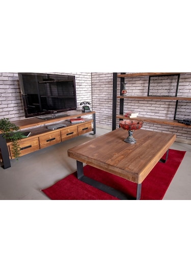 Deryawood Masif Ahşap Orta Sehpa (330830754)