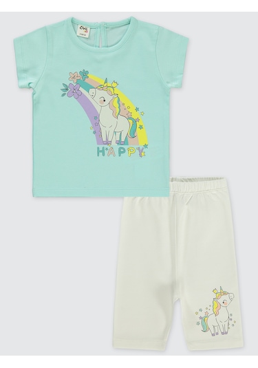 Civil Baby Kız Bebek 3'lü Takım 6-18 Ay Renkli Çok Renkli