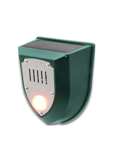 Besthome1 Yeşil N911m Modeli, Güneş Enerjili Uyarı, 129db Ses Işıklı, 5-8m Hareket Algılama, Ip55 Su Geçirmez, 4 Vitesli