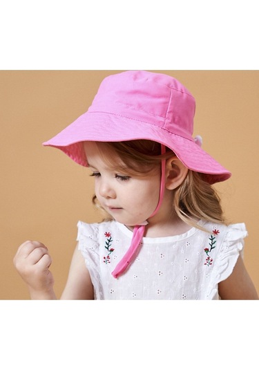 Upf 50+ Güneş Korumalı Hızlı Kuruyan Pembe Renk Şapka Pembe