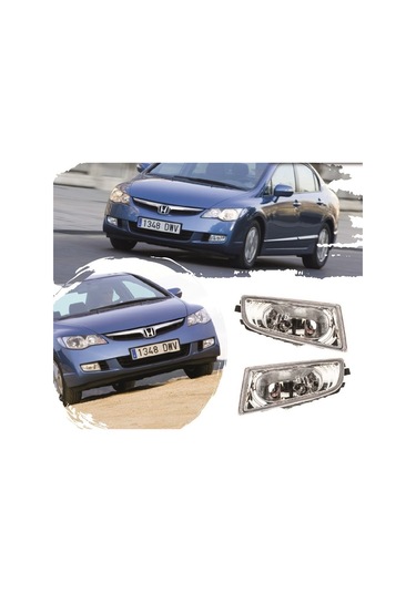 Honda Civic Fd6 Sağ-sol Ön Sis Lambası Ampullü Takım 2007-2009